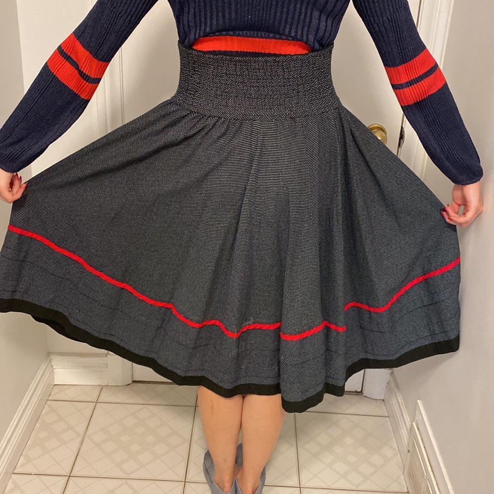 Vintage Kenzo Paris Polka-Dot Skirt - Picture 5 of 7